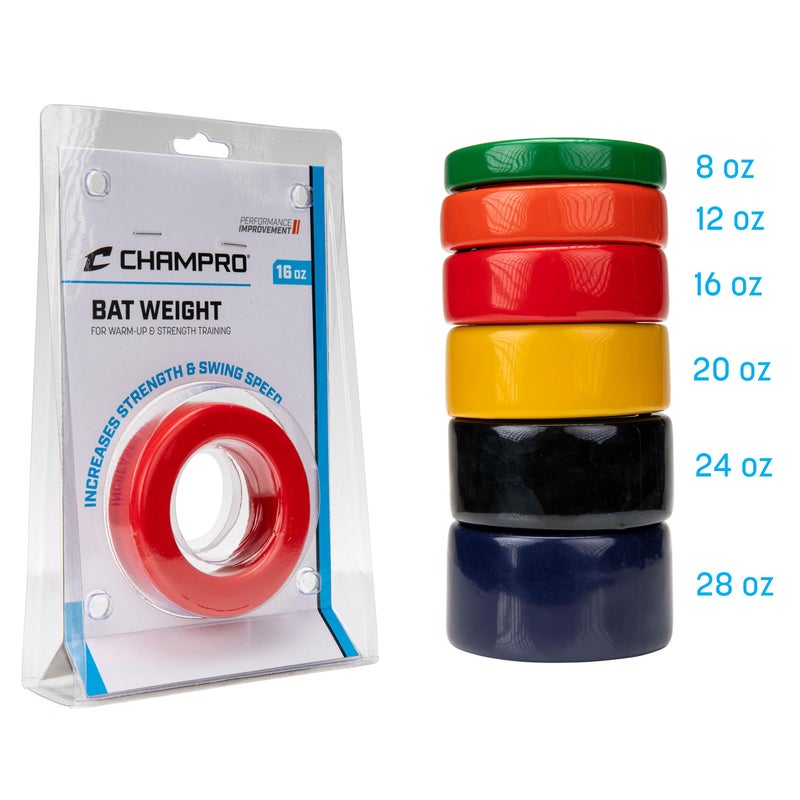 Champro Bat Weight Blister Pack (Orange, 12-Ounce) - Image 4